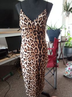 Leopard print dress