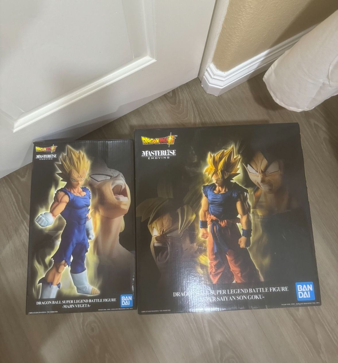 Dragon Ball Super Majin Vegeta Goku SS Masterlise Emoving Statue dragonball Z DBZ Dbs Set Of Two