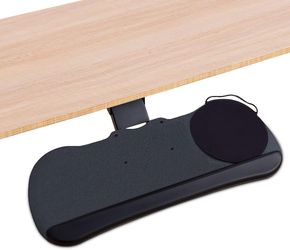 FERSGO 27" Under Desk Keyboard Tray Adjustable Tilt Sliding FSG-KTS004 #2568A G1