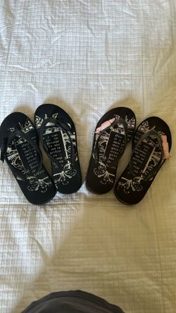 Juicy Couture Girls Platform Flip Flops