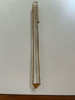 Gold chain/necklace - gold pendant