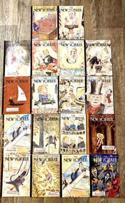 The New Yorker Magazine Donald Trump Covers-18 issues