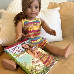American Girl Doll And Book Only LEA
