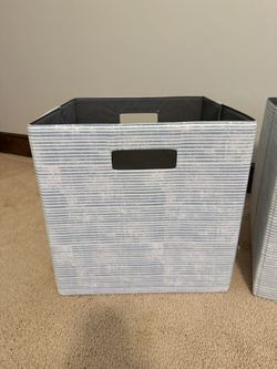 Collapsable Fabric Storage Bin 13x13