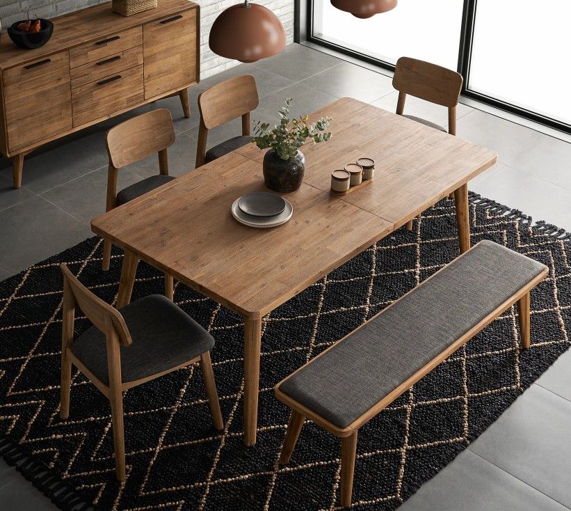 OPEN BOX - Castlery Seb 71" Extendable Dining Table Set
