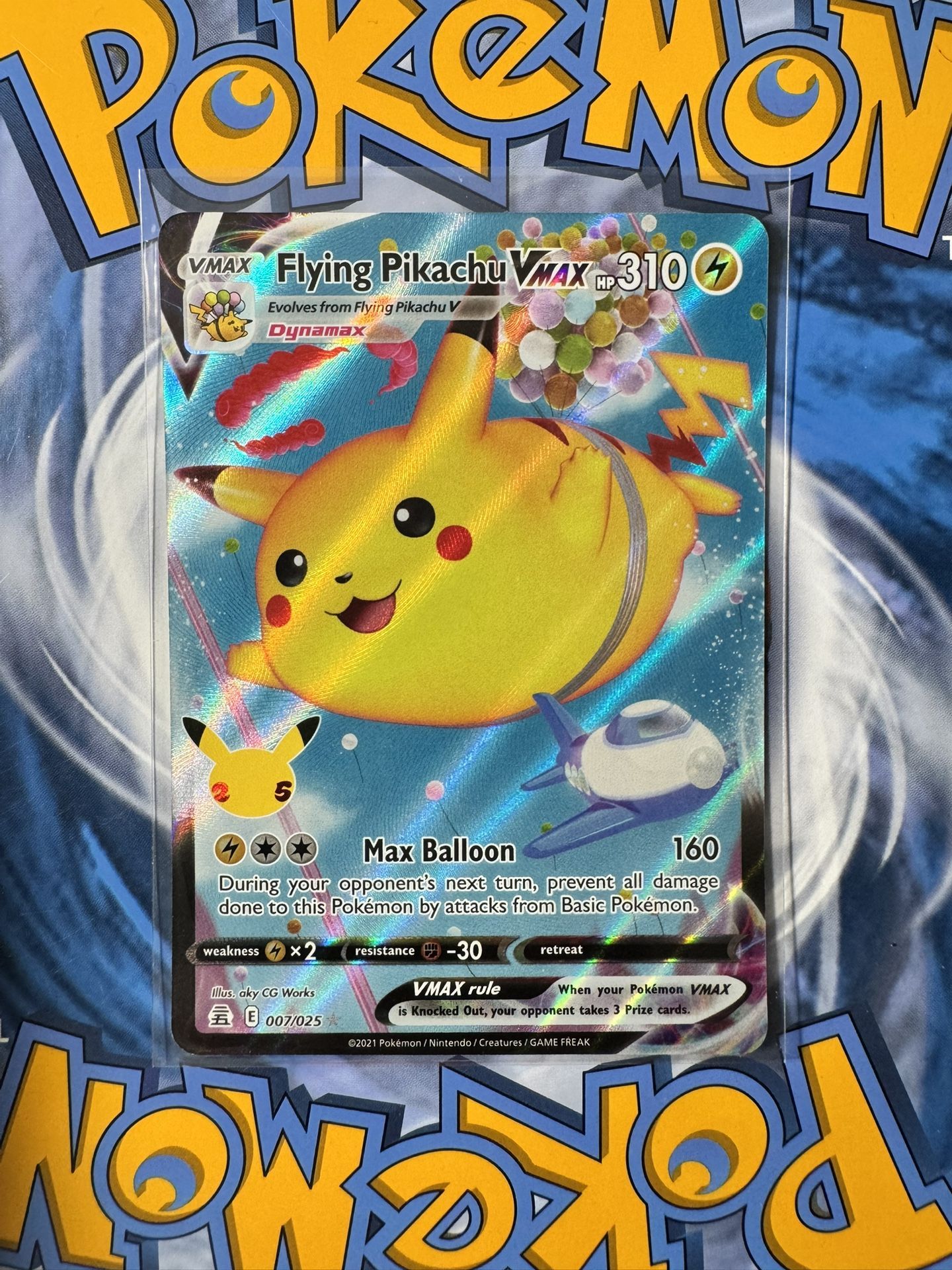 NM Flying Pikachu VMAX - Celebrations