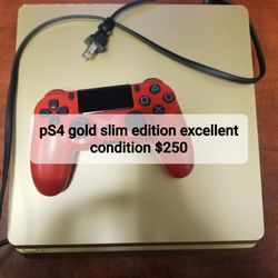 PS4 Slim Edition Gold 