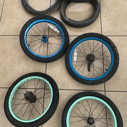 16-18” rims and tires