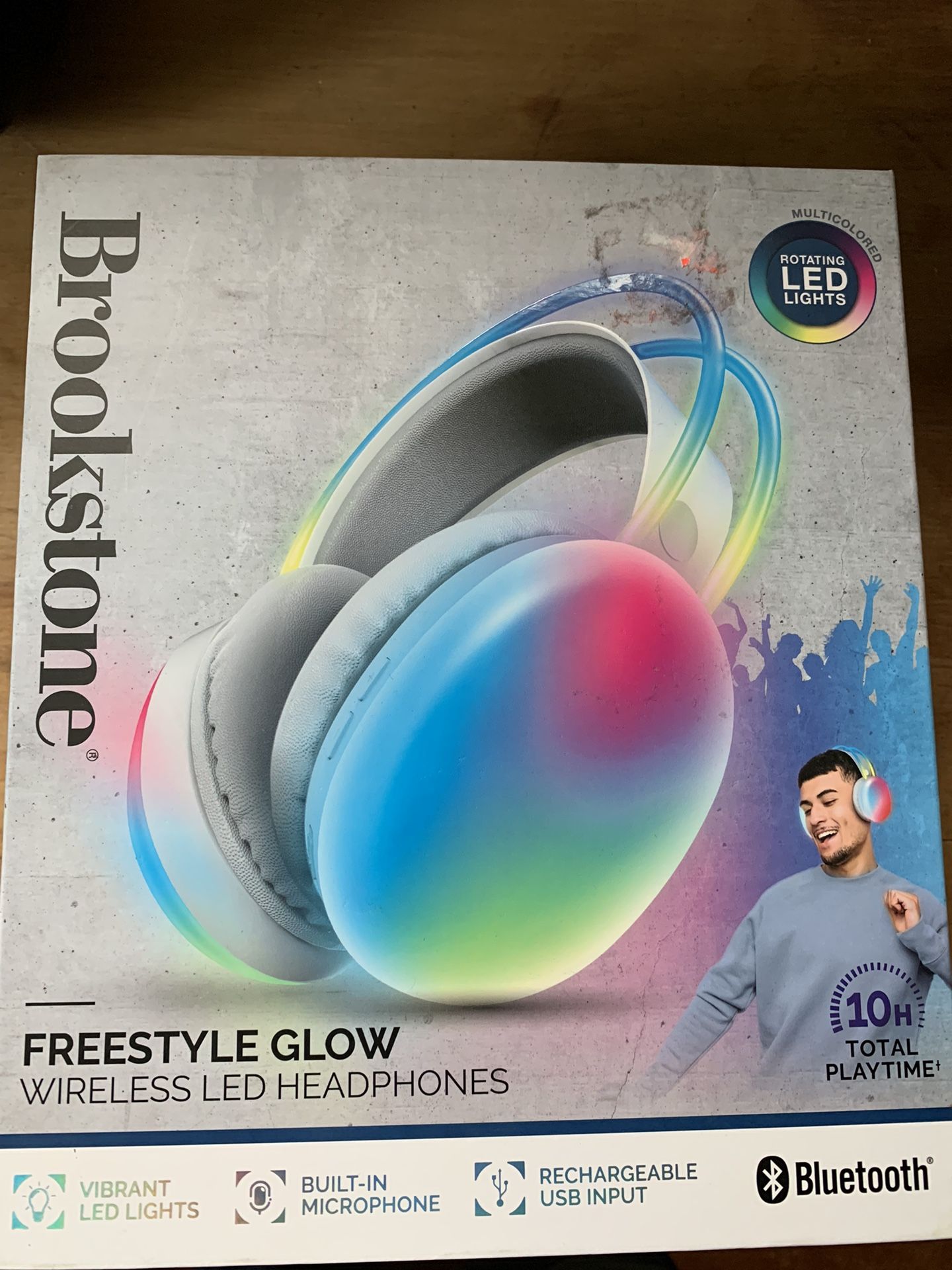 Bookstone Wireless LED Headphones