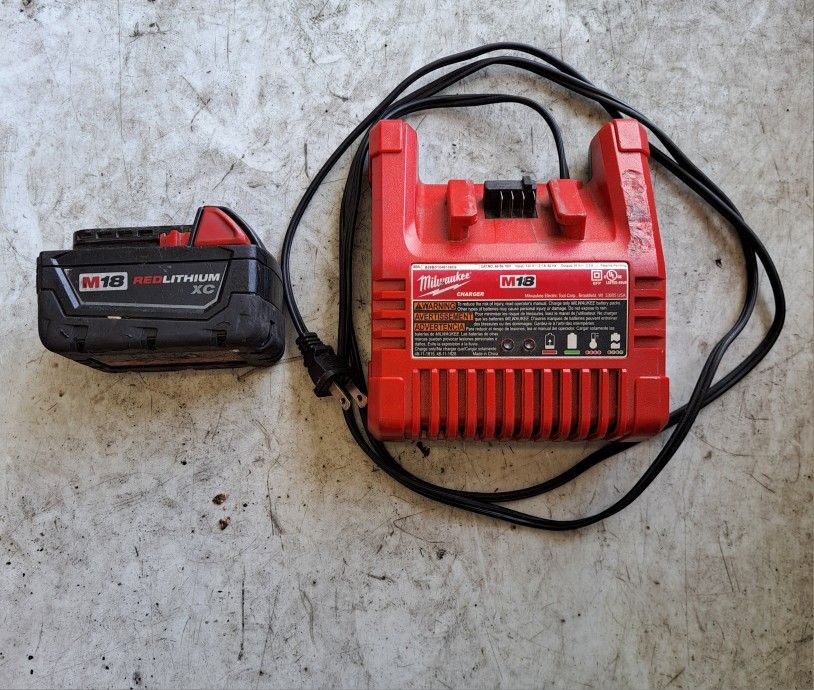 Milwaukee M18 Battery & Charger (Pending)