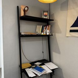 Solid Wood Leaning Shelf 