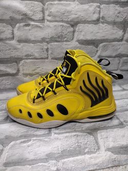 Nike Sonic Flight GP20 Gary Payton Men's Size 11 Fun Police Yellow Black