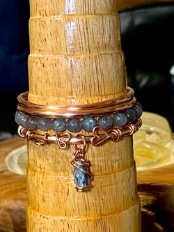 Copper bangle set