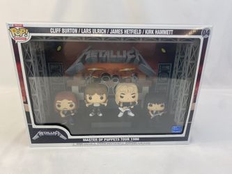 Metallica Funko Pop Deluxe Master Of Puppets Tour 1986 Unopened A