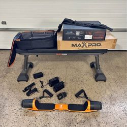 Complete MAXPRO SmartConnect
Portable Cable weight Machine with Bench 