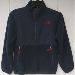 North face Blue fleece Jacket Boys Size Medium(10/12)
