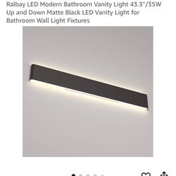 Ralbay LED Modern Bathroom Vanity Light 