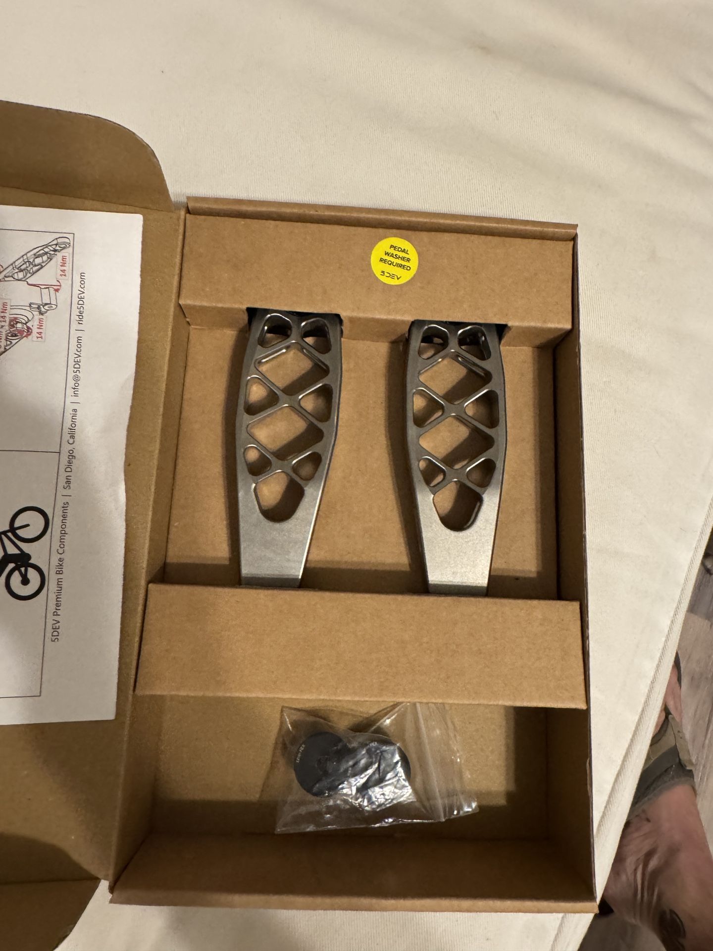 5DEV Titanium Cranks For Shimano EP8
