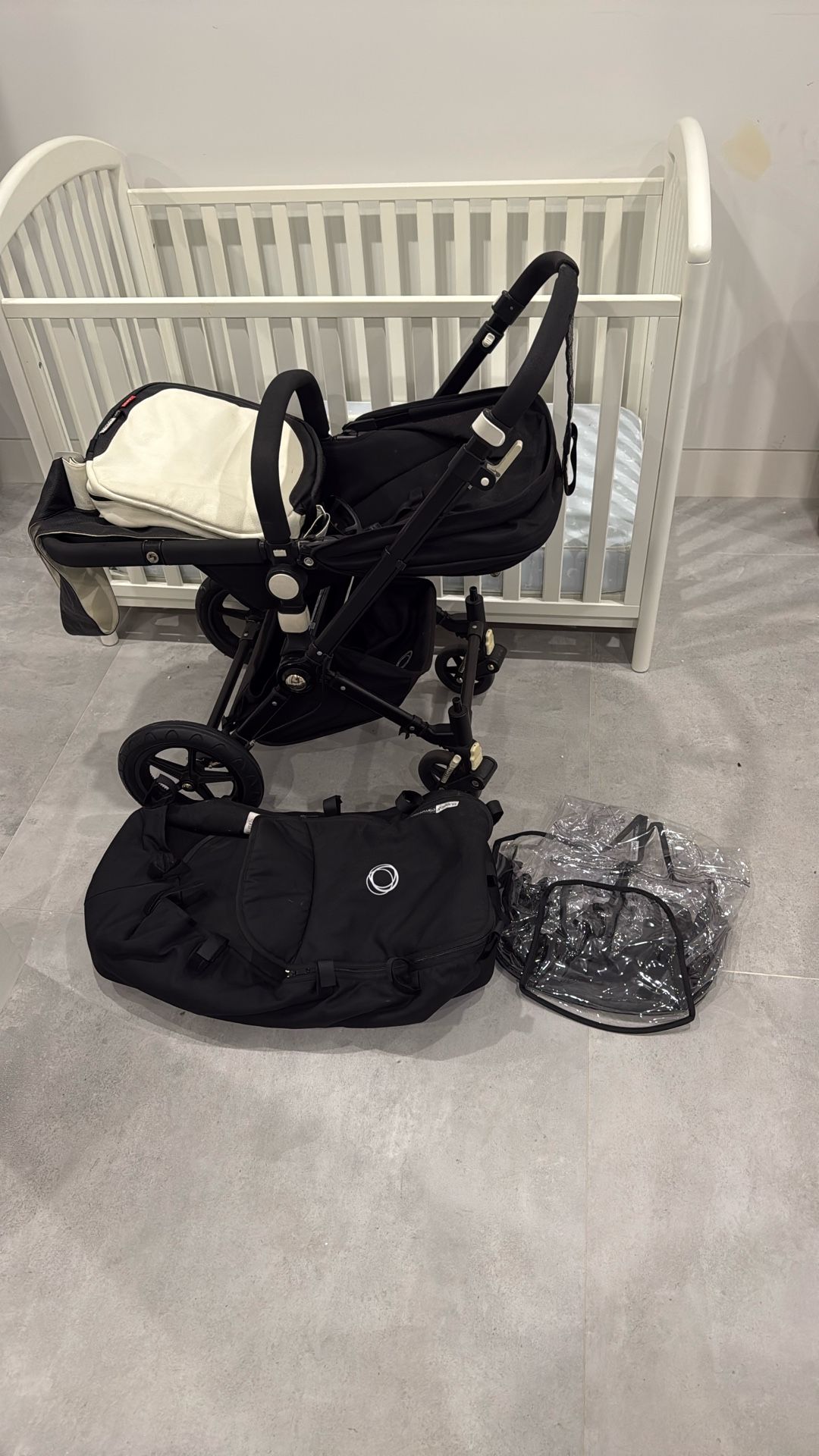 Bugaboo Stroller - 3in1 With Bag And Accessories