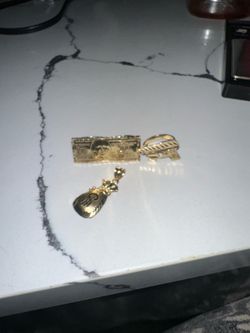 10k gold pieces rings and pendant