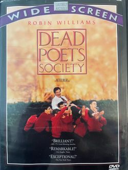 DEAD POETS SOCIETY Widescreen Edition (DVD-1989) Robin Williams!