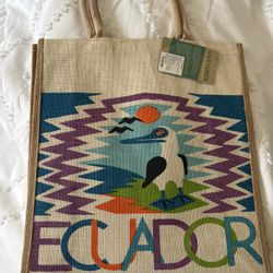 Ecuador Beach Bag With A Phone Case