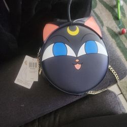 Pretty Guardian Sailor Moon Luna-P Ball Figural Crossbody Bag With Chase Variant

