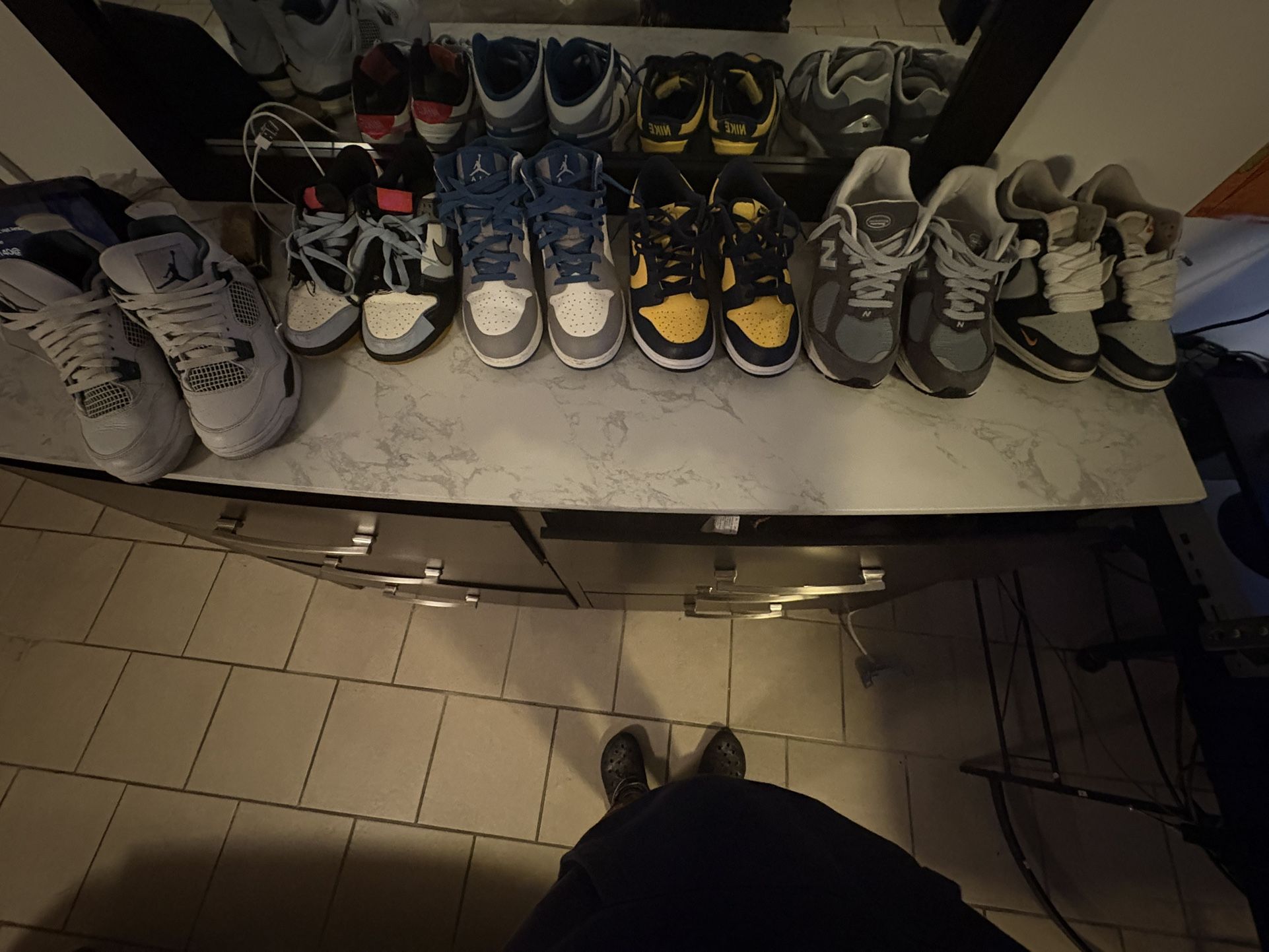$50 per shoe no box to any shoe
