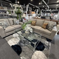 2 PC SOFA AND LOVESEAT 