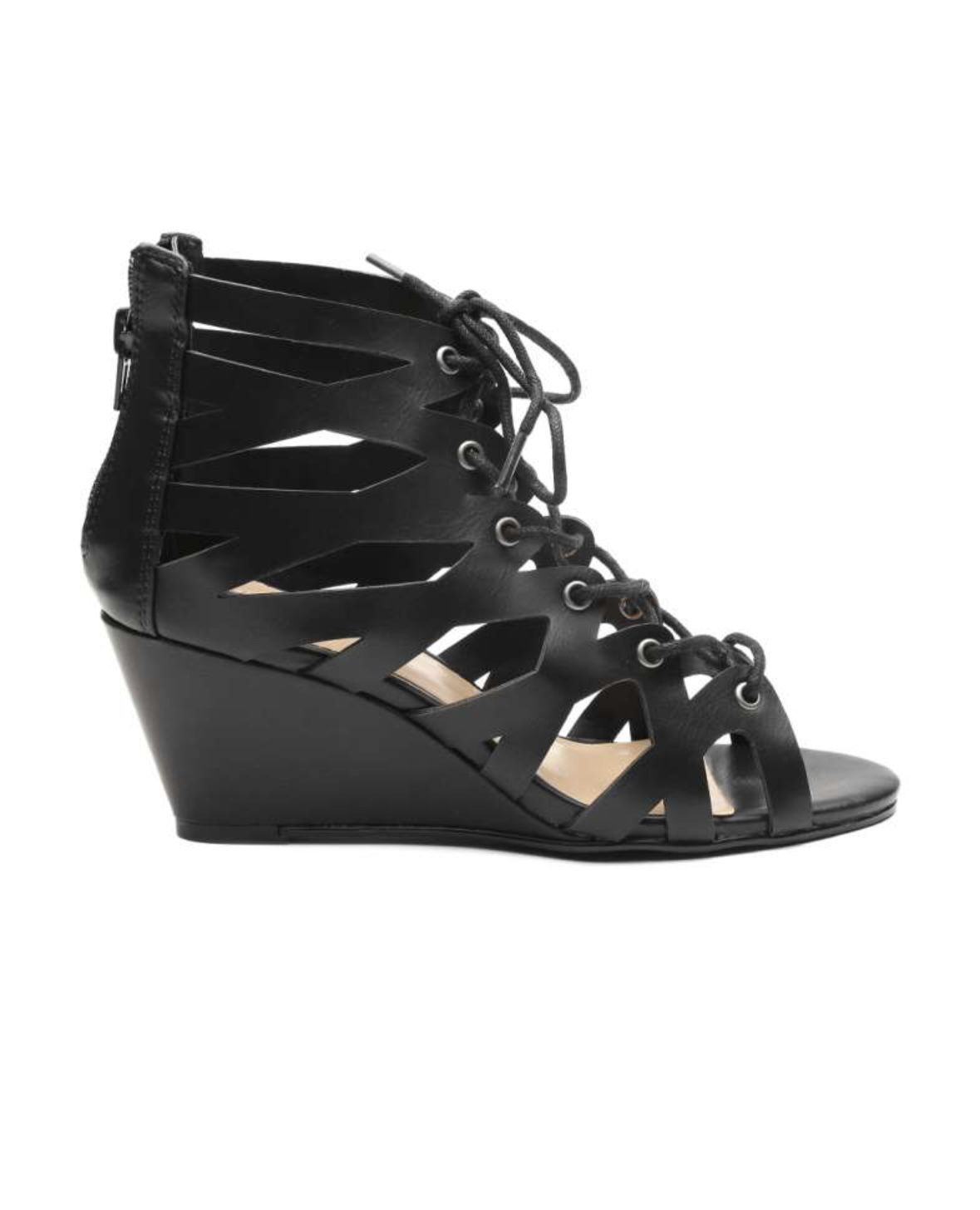 FOREVER 21 Women Black Solid Gladiators size 7