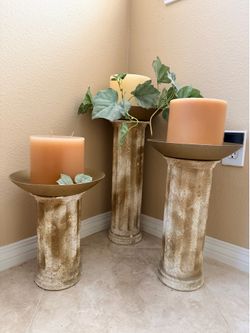 Candle Pillars (Set of 3)