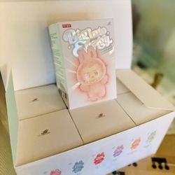 AUTHENTIC Labubu HAVE POP MART The Monsters Big Into Energy Labubu Sealed Blind Box Collectible Plush Keychain ID Secret - Chase ? Macarons Tasty 