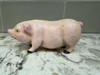 Cute cast iron piggy bank