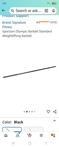 Sporzon! Olympic Barbell Standard Weightlifting Barbell