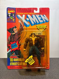 1994 X-Men Wolverine Street Clothes Action Figure 7th Edition
