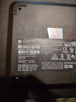 Hp elite 800 g9 mini desktop