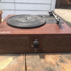 Portable Antique Style Record Player