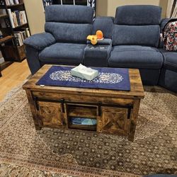 SEDETA Lift Top Coffee Table, 4 in 1 Multi-Function Convertible Coffee Tables