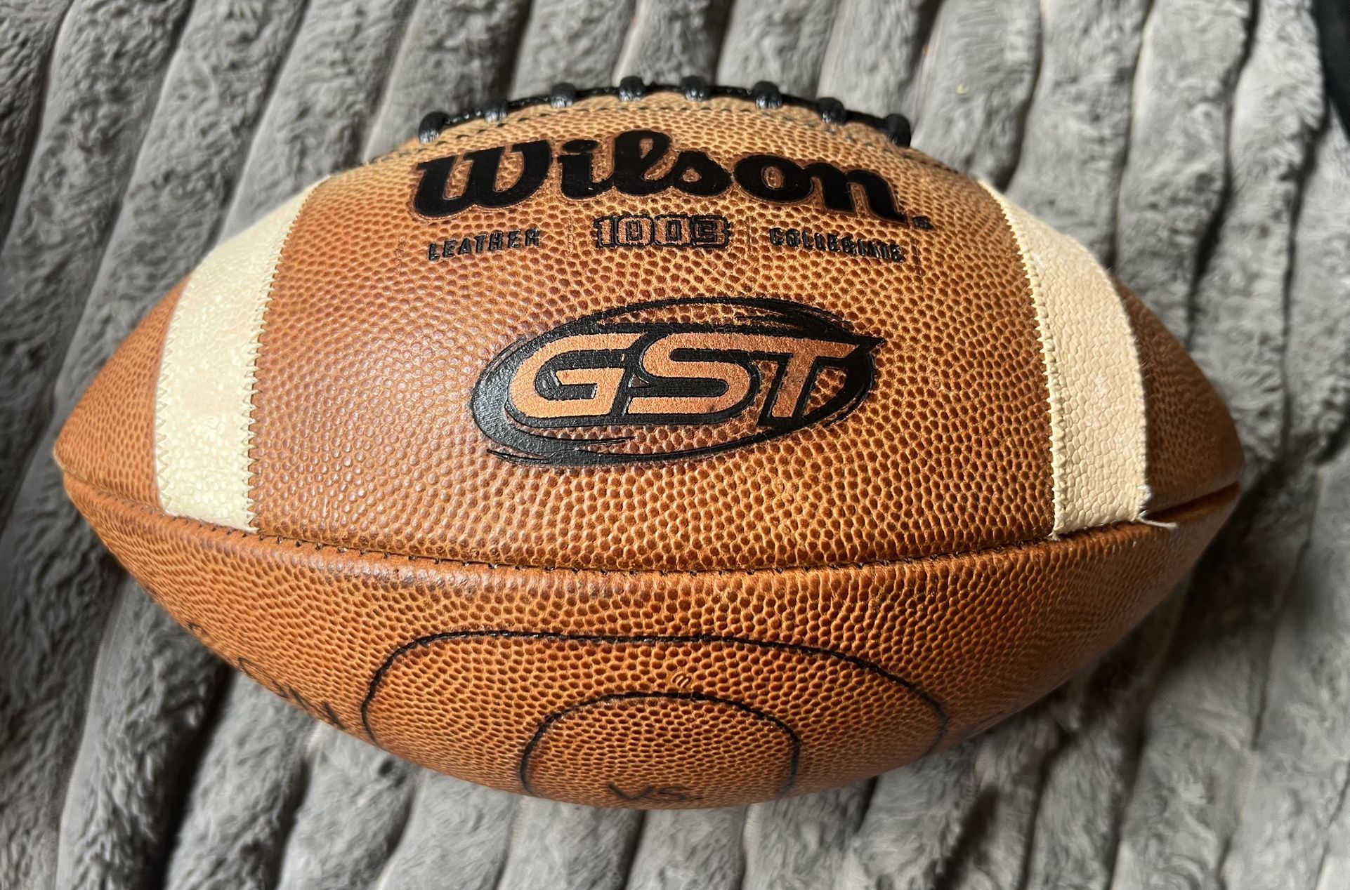 Wilson GST 1003 Leather Football