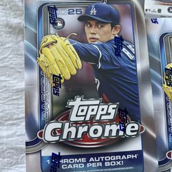 2025 Topps Chrome Baseball Hobby Box