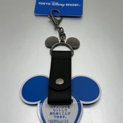 Tokyo Disney Resort Mickey Mouse Headband Holder Black Strap from Japan