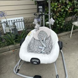 Baby Swing With Detachable Bouncer