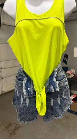 Lime green set 15$