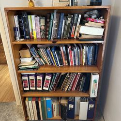 Solid Wood Pine Bookshelf
