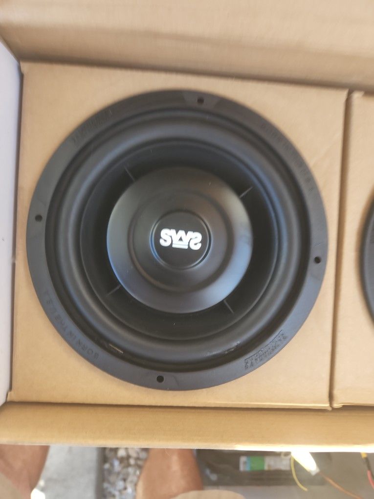Earthquake SWS-6.5X 6.5" 100W RMS Shallow Mount Subwoofers 4 Ohm (pair)