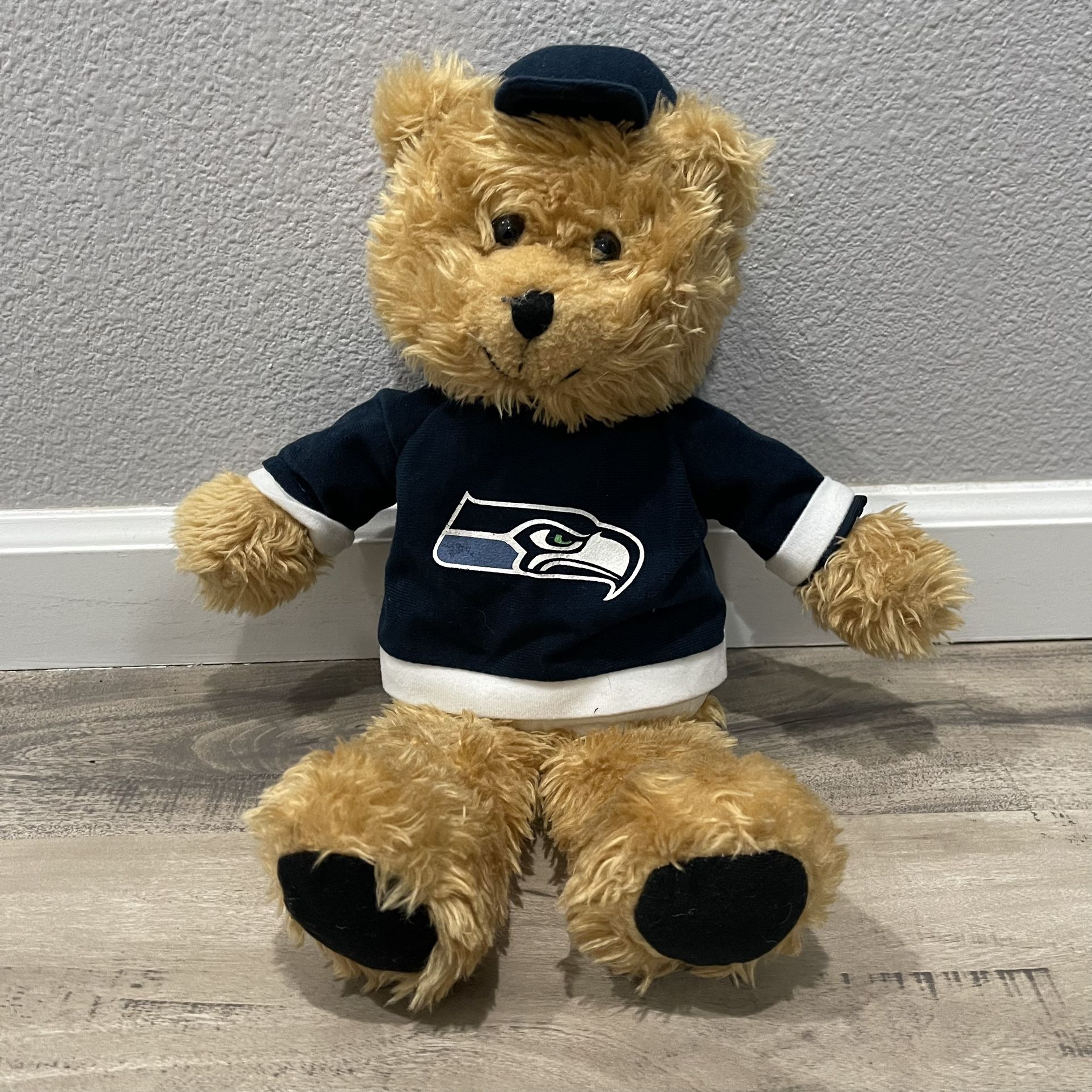 Seattle Seahawks Plush Teddy Bear Team LOGO Jersey Good Stuff
