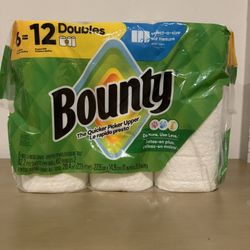 Bounty - 6 = 12 Towels 