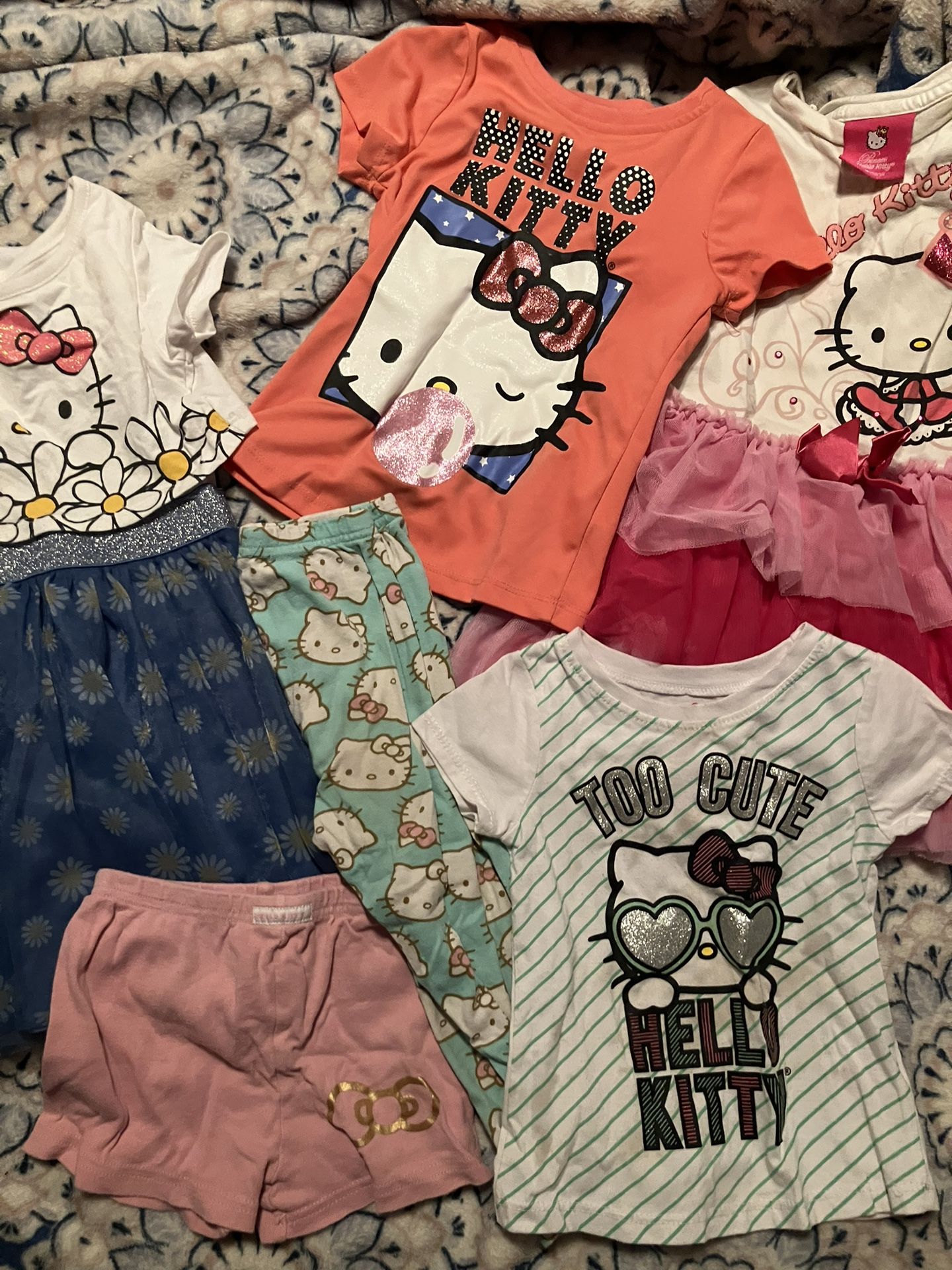 Hello Kitty Girls Toddler Clothes Bundle 2T-4T