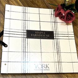 Simply Farmhouse Wallcoverings Sallpaper Samples Catalog Book