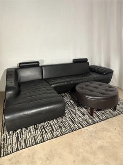 FREE DELIVERY (Natuzzi Sectional)